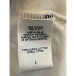 Lauren Moshi Mushroom Peace T-shirt Women Size Large White Short Sleeve NEW Photo 6