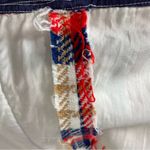 Vintage 70s Vest Plaid Open Front Women Lined Pockets Handmade‎ Red Blue White Size M Photo 10