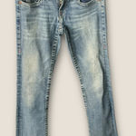 True Religion Light Blue Straight Leg Jeans Photo 0