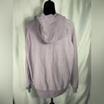 Eddie Bauer Womens Zip Long Sleeve Hooded Sweat Jacket Purple Gray Sz XXL Photo 1
