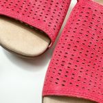 Earth Alder Abra Ginger Suede Slip On Sandals Spicy Red Open Toe Womens Size 7.5 Photo 3