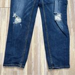 Maurice's  Dark Blue Distressed Skinny Jeans, Size 12 Short Photo 1