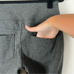 Jag Womens Ricki Pull On Pants Dark Gray Stretch Mid Rise Thick Knit Office Sz 8 Photo 7