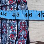 Bebop Red Floral Print Strapless Maxi Dress Drawstring Waist Bohemian Beach Photo 10