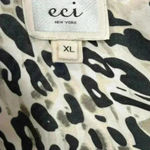 ECI  New York  Cheetah print shirt Sz X-Large Photo 1