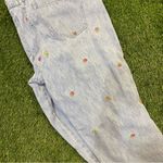 Christopher & Banks Super Cute Denim Embroidered Capris Photo 4