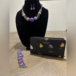 Paparazzi Necklace and Earring Set ~ Daytime Drama - Purple (Bracelet In… Photo 4