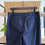 Talbots The Perfect Crop Navy Mid-Rise Woven Career Dress Pant Trouser, 8 Photo 4