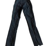 I am gia I.AM.GIA Dominique Black Pinstripe Logo Pants Stretch Straight Fit Size XS Photo 6