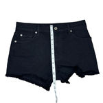 7 For All Mankind Women’s Broken Twill Cut Off Short Black Size 28 Photo 11