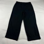 Old Navy Black Linen Blend Wide Leg Lounge Pant L Photo 5