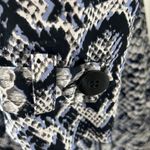 Nanette Lepore  Snake Print l Trench Coat Size 10 Photo 2