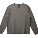 Eddie Bauer  Waffle Knit Thermal Shirt Gray Small Photo 0