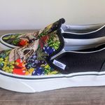 Vans Classic Slip On Unisex Fruit Skull Shoes Size 6.5 or 5 #449 Photo 2
