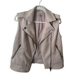 Philosophy Soft Pink Faux Leather Vest, size Small Photo 1