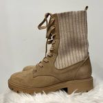 Esprit Ana Women's Sweater Knit Combat Boots sz 9 Photo 1