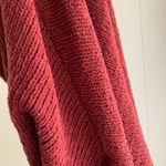 Knox Rose Burgundy Chenille Holiday Bell Sleeve Sweater Photo 15