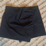 ZARA Black Ruched Skort Photo 1