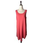Soft Surroundings Dress Women Medium Pink Textured Knit Scoop Neck Mini Boho Photo 1