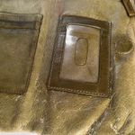 HOBO Y2K Lauren Embossed Leaf Green Leather Double Photo 5