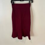 Club Monaco  Graciekins Reversible Skirt Burgundy Red | XS Photo 1
