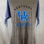 Gameday Couture UK University of Kentucky short tie sleeve tshirt size XL Gray Photo 0