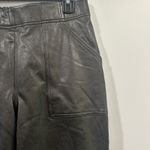 Spanx Joggers Pants Size Large Black Faux Leather NEW $148 Photo 1