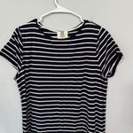 Lili's Closet Striped T-Shirt Dress Swimsuit Cover Up Women's Size XL Photo 2