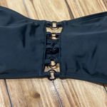 No Boundaries Black Strapless Bikini Top With Metal Ring Detail-NWOT Photo 1