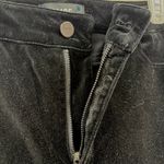 Paige Women's Manhattan High Rise Bootcut Velvet Jeans Black Dye Size 30 Photo 6