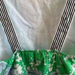 Tuckernuck Lila Dress Flare Green Floral Pinafore Sundress Sz S EUC Crossback Photo 12