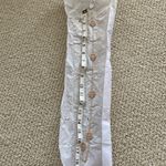 NEW Long Glitter Rose Gold Necklace with Scattered Medallion Pendants NWT Photo 5