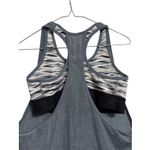 Nike  Dri Fit Women's Gray Athletic Tank Top Built In Sports Bra Medium Photo 7