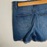 No Boundaries  Denim Shorts Medium Wash Cuffed Mid-Rise 13 Photo 6