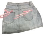 SheIn Light Wash Denim Mini Skirt Photo 2