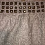 Silence + Noise Gray Studded Women's Skirt Photo 2