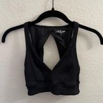 Year Of Ours Black Ribbed Sports Bra Womens XS Revolve Athletic Running Photo 1