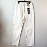 Ksubi Playback Blanc Sliced Jeans Size 32 White Super High Rise Relaxed Leg Photo 5