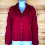 Charter Club Red Sweater with silk detailing by , size small Photo 0