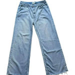 Princess Polly Princess Poly Xx Blue Denim cotton High waisted Zip & button fastening Raw Hem Photo 0