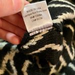 Tucker Black White Diamond Stripe Mini Sweater Dress Womens Small Photo 13