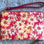 Coach Floral Pink and Yellow Wristlet Photo 0
