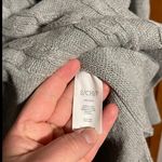 CAbi  Gray Cable Knit Woman's Charlotte Poncho Sweater Size Small Photo 4