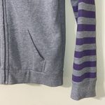 Disney  Parks The Nightmare XL juniors gray purple black white zip hooded jacket Photo 5