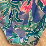 Lilly Pulitzer Swim top is size L and Luxletic color pink and bottom size 14 Photo 14