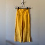 Beyond Yoga  SpaceDye Retro Crop Wide Leg Pants Yellow Size S Athletic Photo 1