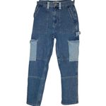 PacSun  Two-Tone Patchwork 90s Pants Baggy Cargo Skate Carpenter High Rise 24" Photo 1