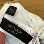 Niptuck Swim Size 4 Blue White Floral One Piece Ruched Swimsuit Photo 8