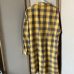 SheIn Vibrant Yellow Plaid shirtwaist dress with belt 1X Photo 9