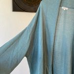 DemyLee New York 100% cotton beautiful beach oversized knit cardigan sea blue Photo 0